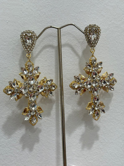 PENDIENTES GÓLGOTA BLANCOS