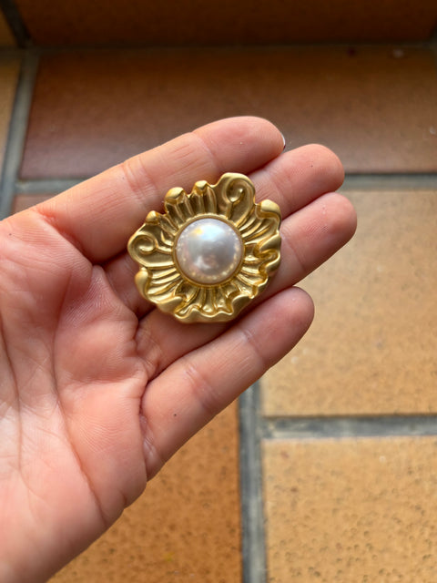 BROCHE ROCHE PERLA