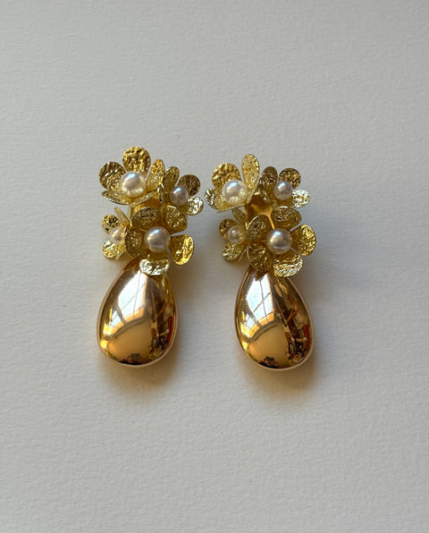 PENDIENTES GARDENIA