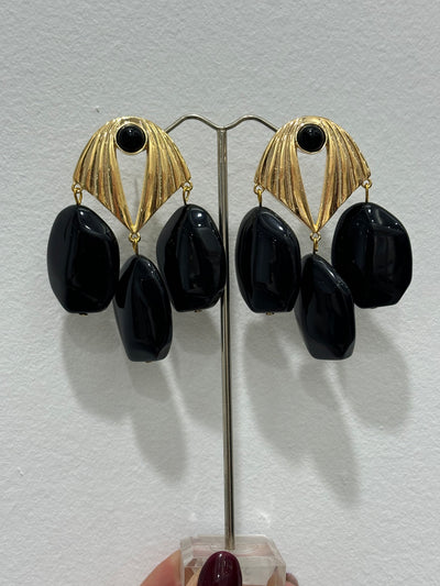 PENDIENTES CHIPRE NEGRO