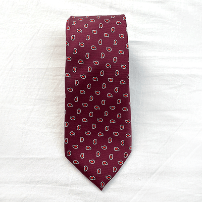 CORBATA CASMERE BURDEOS