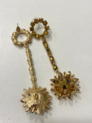 PENDIENTES FLOR CRISTAL